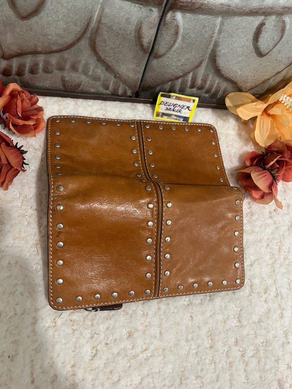 MICHAEL KORS Astor Leather Wallet Luggage Tan - Picture 3 of 9